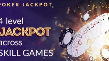 Online poker jackpot