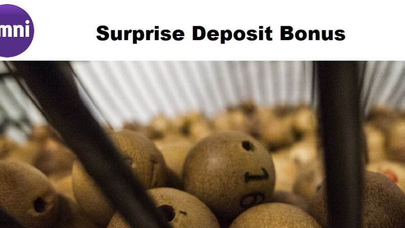 Omni Slots Casino Surprise Deposit Bonus